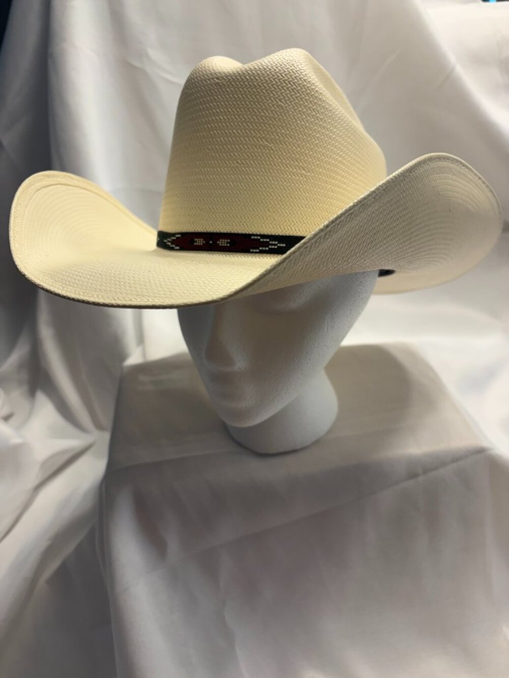 Stetson 8X Zuni-HR Straw Cowboy Hat 7 1/8 R